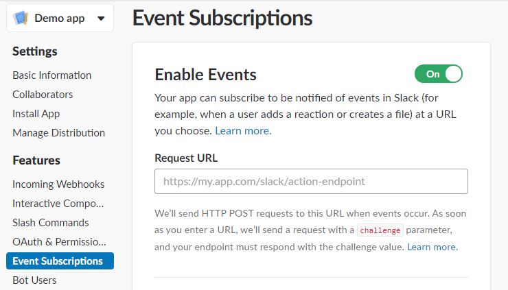 Slack Publish Instructions Steps