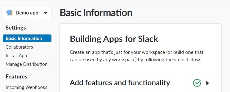 Slack Publish Instructions Steps